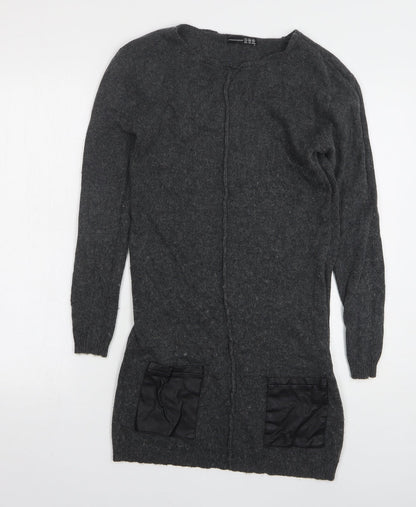 Womens UK Size 8 Atmosphere Grey Pullover Jumper