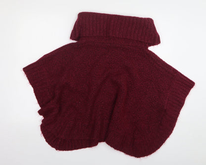 Atmosphere Womens Purple Roll Neck Acrylic Pullover Jumper Size S