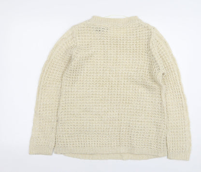 Womens UK Size 14 Atmosphere Beige Pullover Jumper