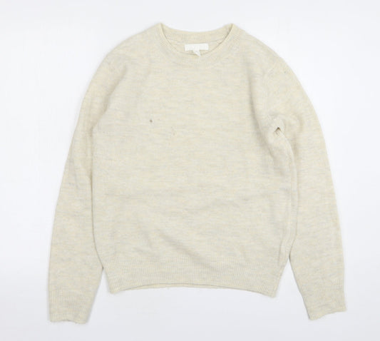 Womens UK Size S H&M Beige Pullover Jumper