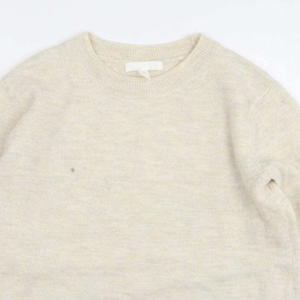 Womens UK Size S H&M Beige Pullover Jumper