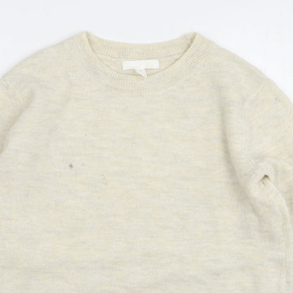 Womens UK Size S H&M Beige Pullover Jumper