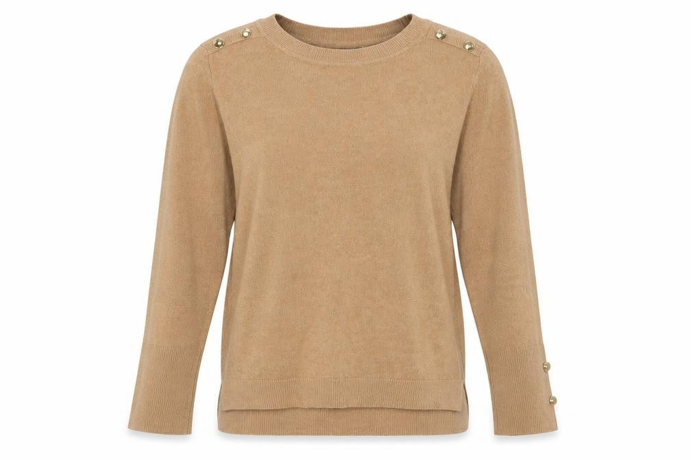 Womens UK Size 10 Primark Beige Pullover Jumper