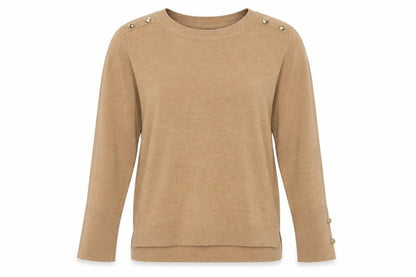 Womens UK Size 10 Primark Beige Pullover Jumper