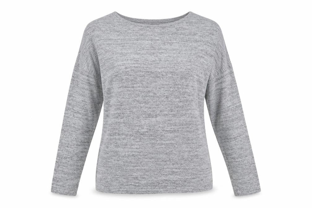 Womens UK Size S New Look Grey Pullover Jumper