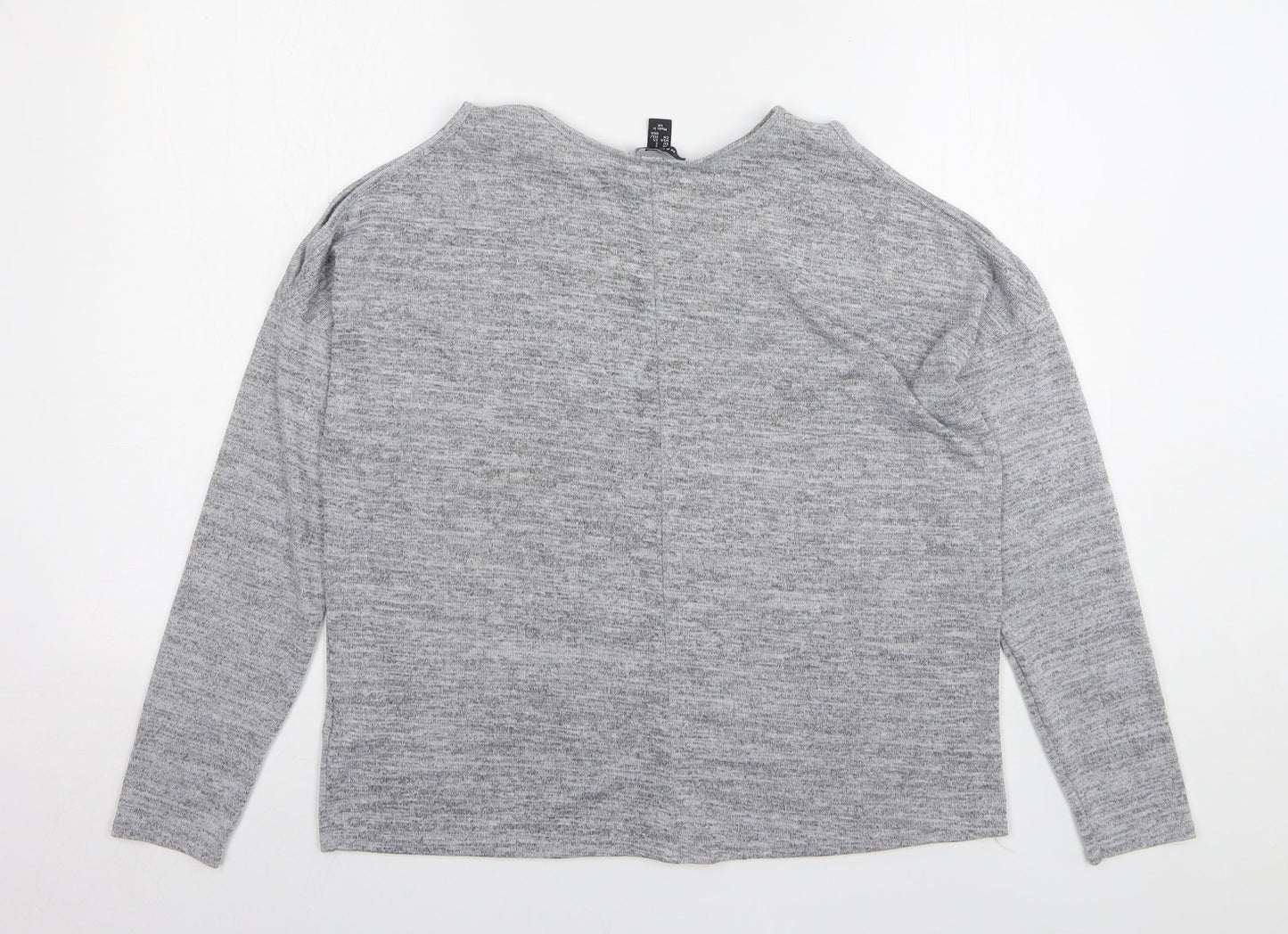 Womens UK Size S New Look Grey Pullover Jumper