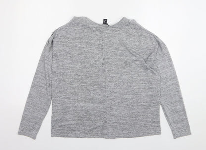 Womens UK Size S New Look Grey Pullover Jumper