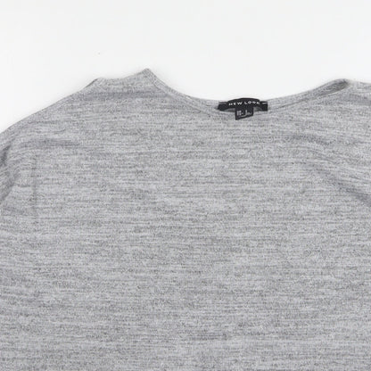 Womens UK Size S New Look Grey Pullover Jumper