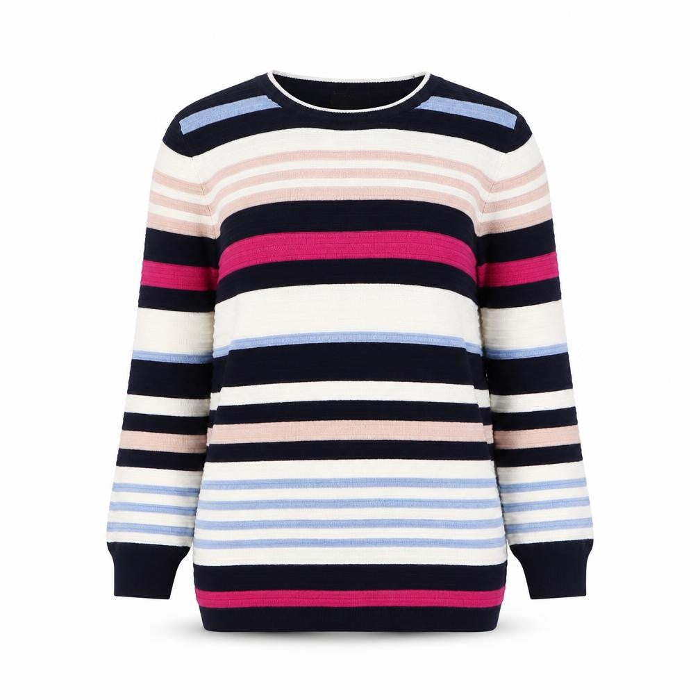 Womens UK Size 6 F&F Multicoloured Pullover Jumper