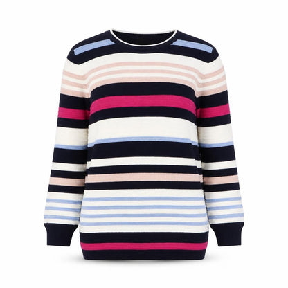 Womens UK Size 6 F&F Multicoloured Pullover Jumper