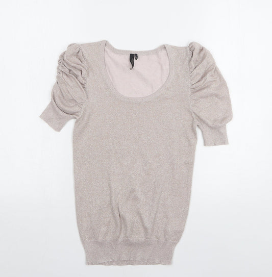 Womens UK Size 8 Topshop Pink Pullover Jumper