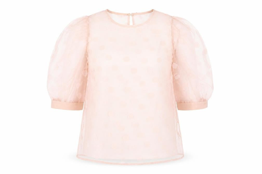 Womens UK Size 8 New Look Pink Basic Blouse