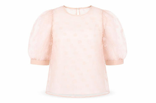Womens UK Size 8 New Look Pink Basic Blouse