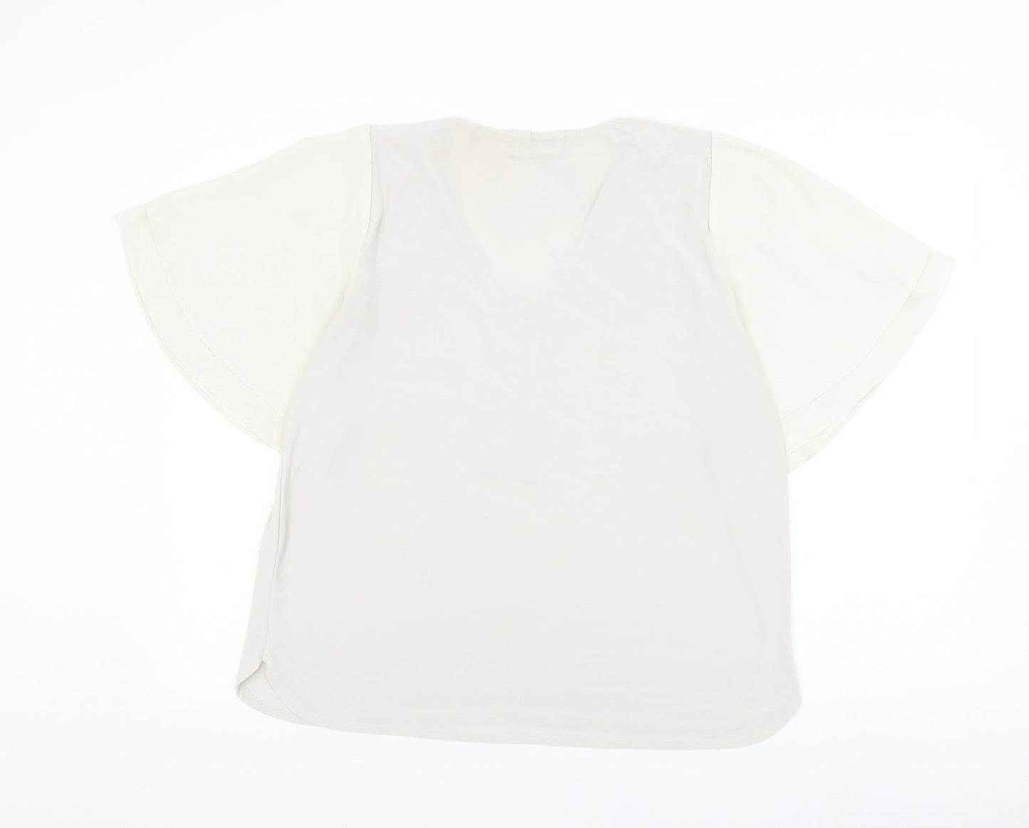 Womens UK Size 16 NEXT Grey Basic Blouse
