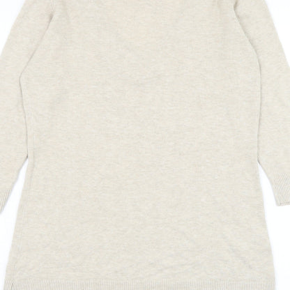 Womens UK Size 12 Principles Beige Pullover Jumper