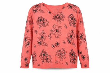 Womens UK Size M Marks and Spencer Red Pullover Jumper