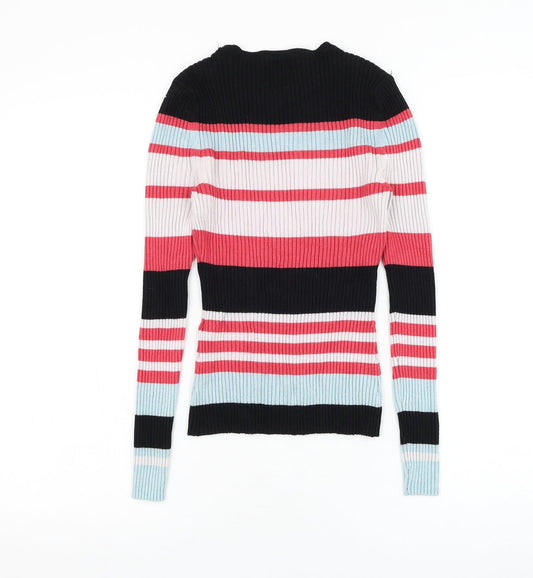 Womens UK Size XS Only Black Pullover Jumper