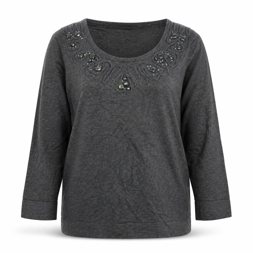 Womens UK Size 12 Marks and Spencer Grey Pullover Jumper