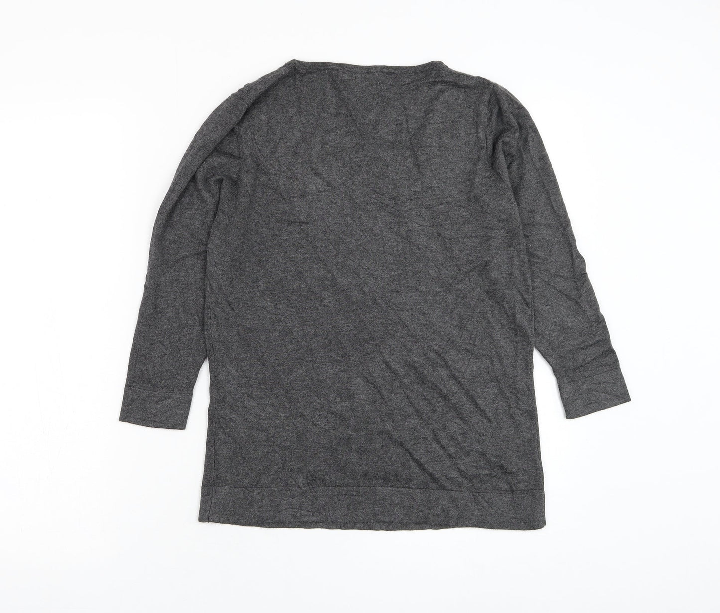 Womens UK Size 12 Marks and Spencer Grey Pullover Jumper
