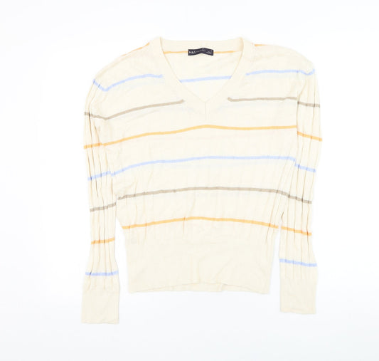 Womens UK Size S Marks and Spencer Beige Pullover Jumper