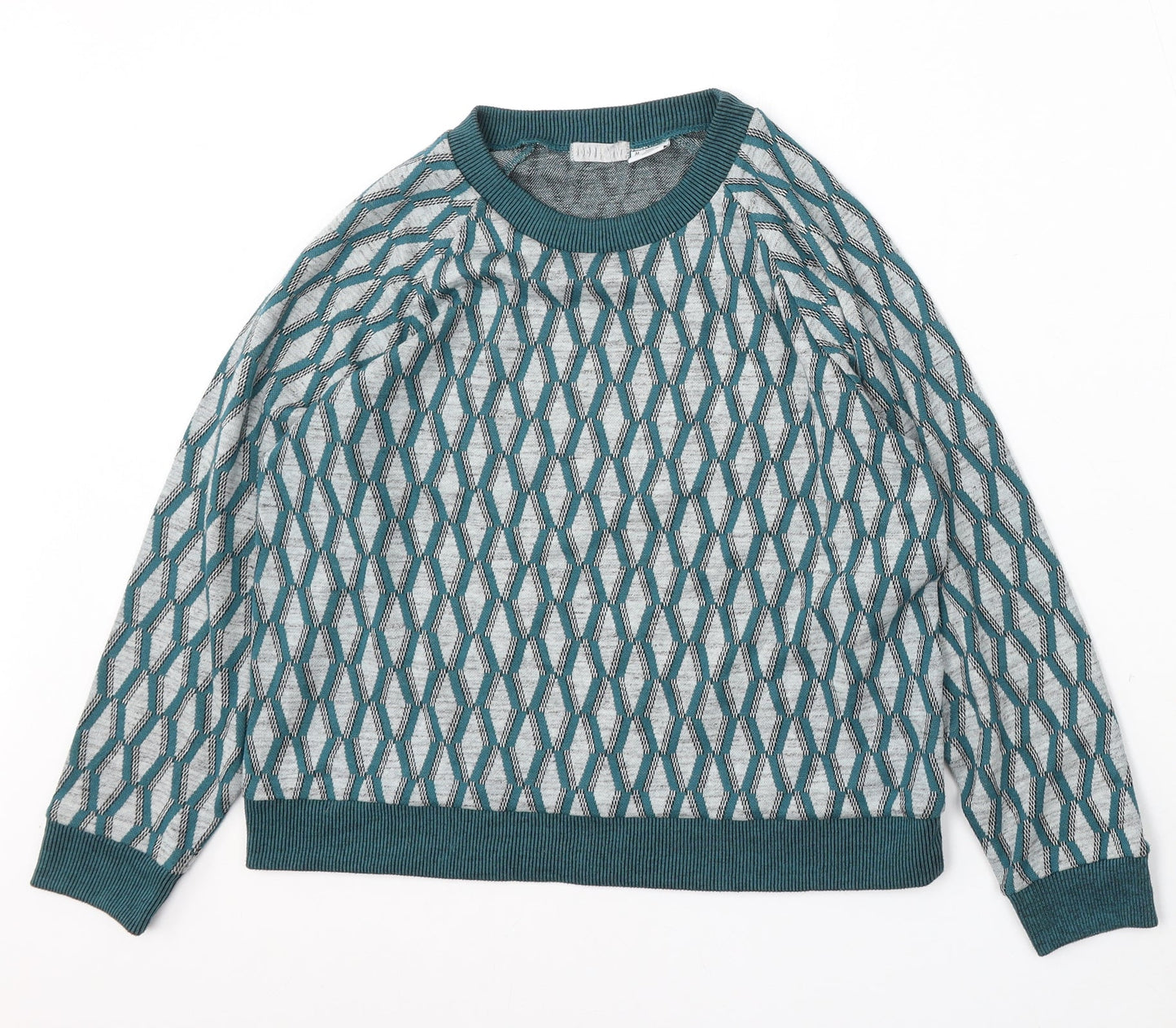Womens UK Size M Cooperative Multicoloured Pullover Jumper