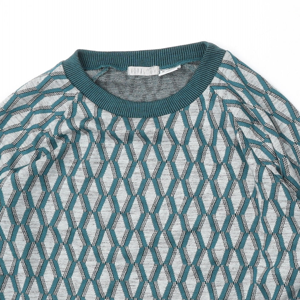 Womens UK Size M Cooperative Multicoloured Pullover Jumper