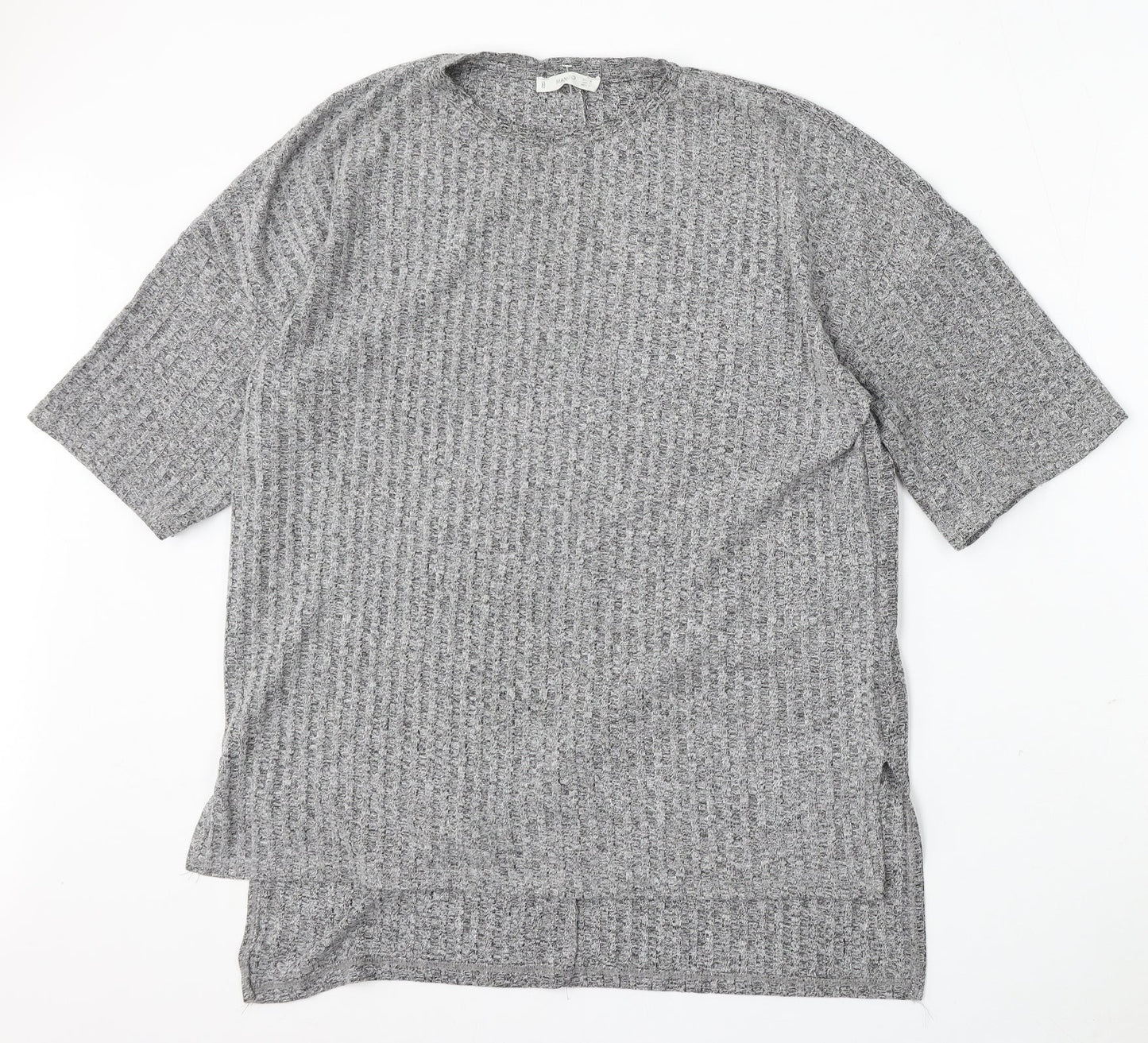 Womens UK Size M Mango Grey Pullover Jumper