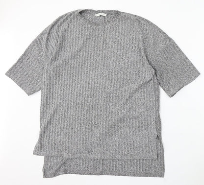 Womens UK Size M Mango Grey Pullover Jumper