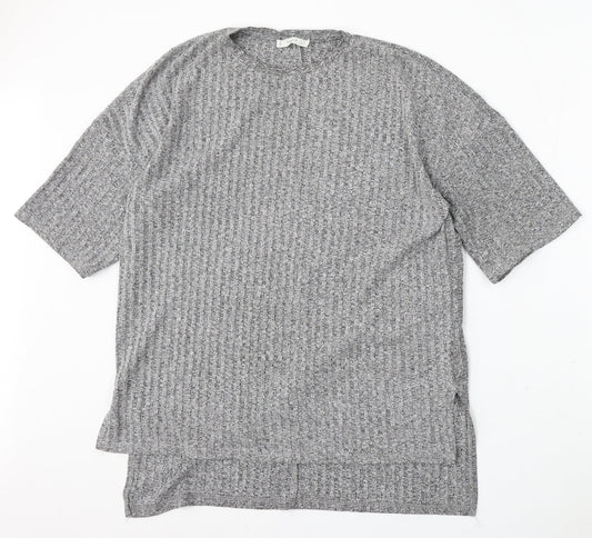 Womens UK Size M Mango Grey Pullover Jumper