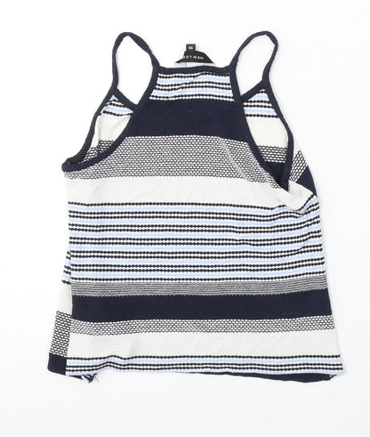 Womens UK Size 10 New Look Blue Camisole Tank
