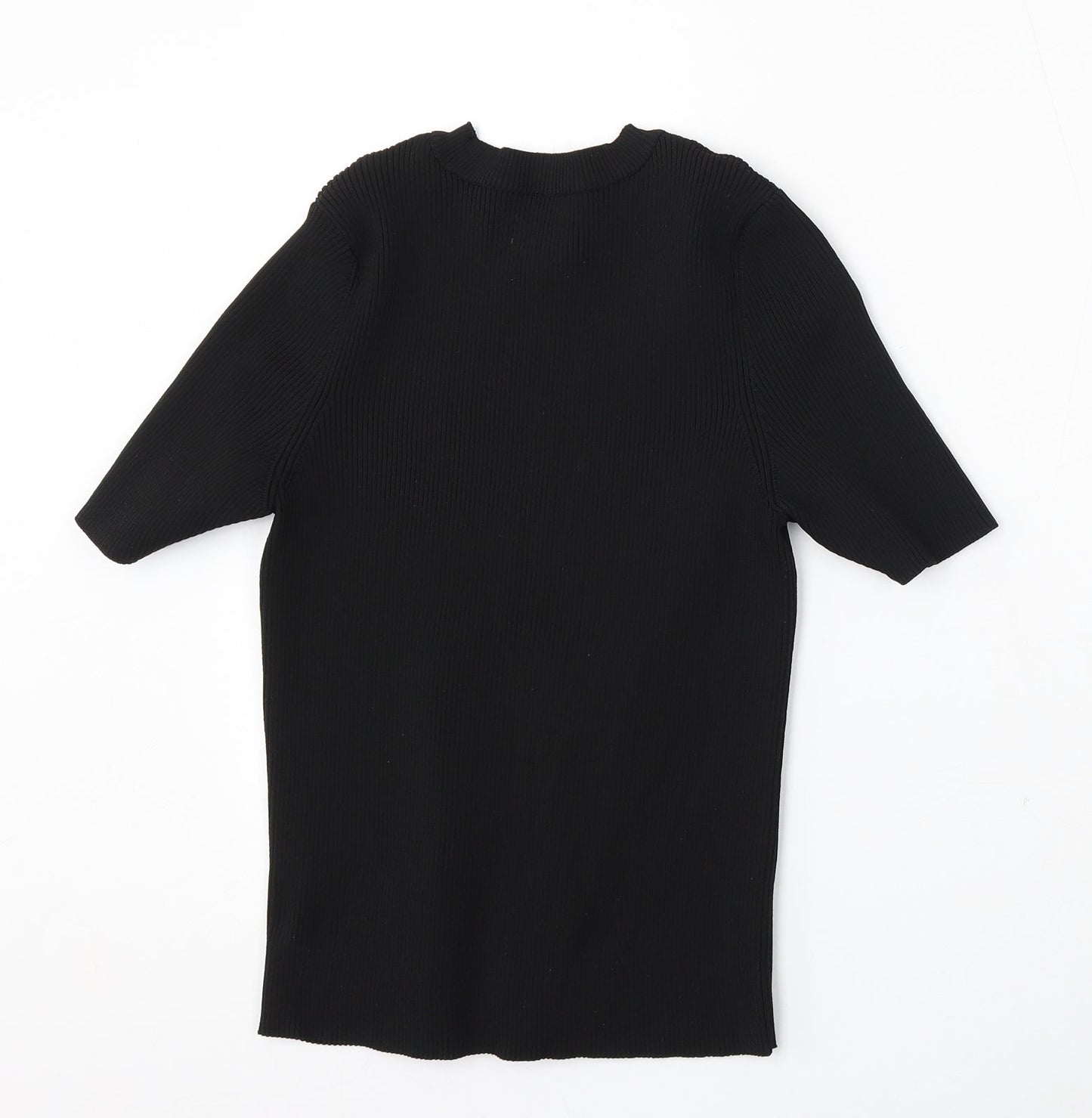 Womens UK Size S Preworn Black Pullover Jumper
