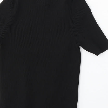 Womens UK Size S Preworn Black Pullover Jumper