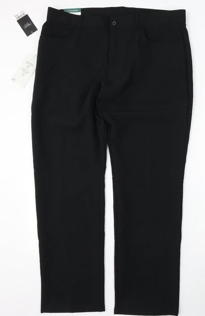 Womens UK Size 38 NEXT Regular Fit  Black Trousers