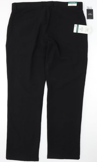 Womens UK Size 38 NEXT Regular Fit  Black Trousers