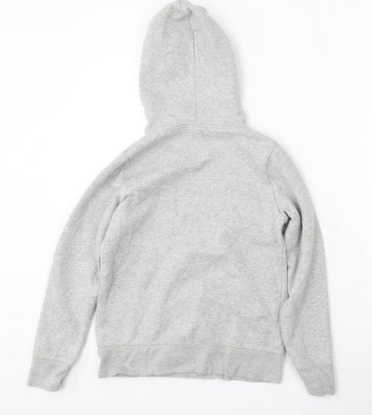 Gap Girls Grey Cotton Pullover Hoodie Size 10-11 Years