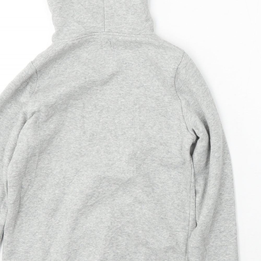 Gap Girls Grey Cotton Pullover Hoodie Size 10-11 Years