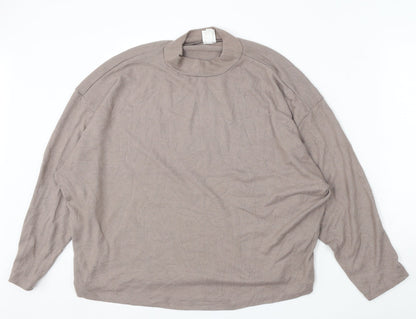 Womens UK Size M H&M Beige Pullover Jumper