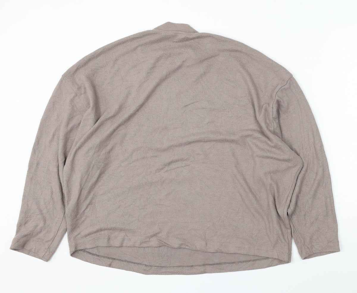 Womens UK Size M H&M Beige Pullover Jumper