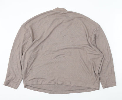 Womens UK Size M H&M Beige Pullover Jumper