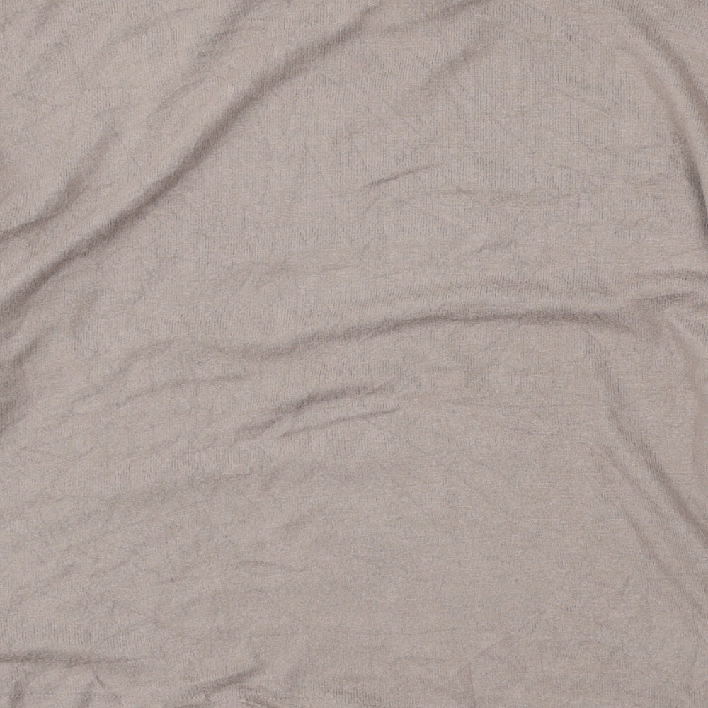 Womens UK Size M H&M Beige Pullover Jumper