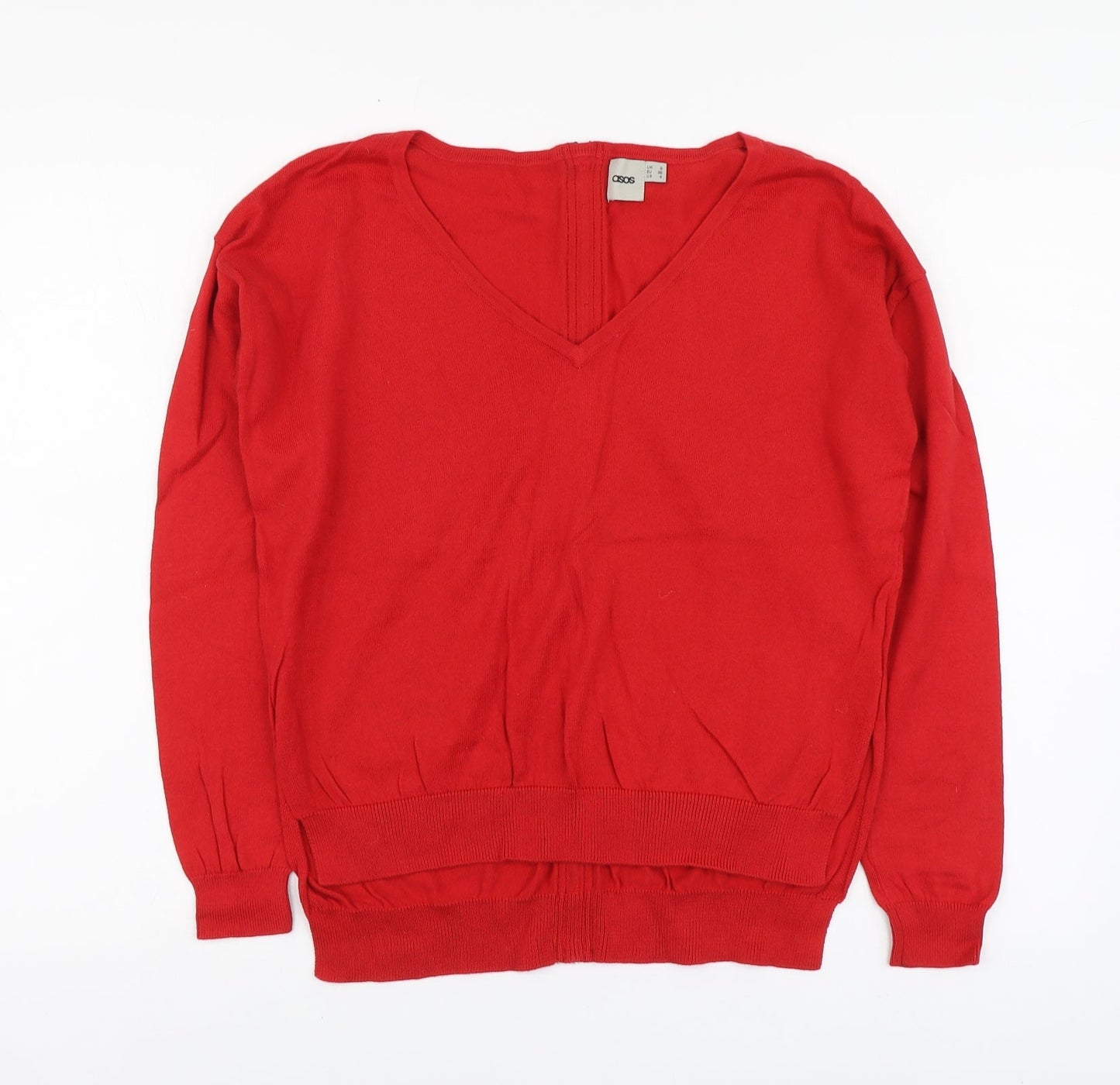 Womens UK Size 8 ASOS Red Pullover Jumper
