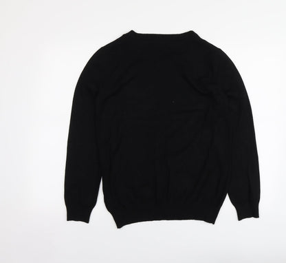 Womens UK Size 12 Peacocks Black Pullover Jumper
