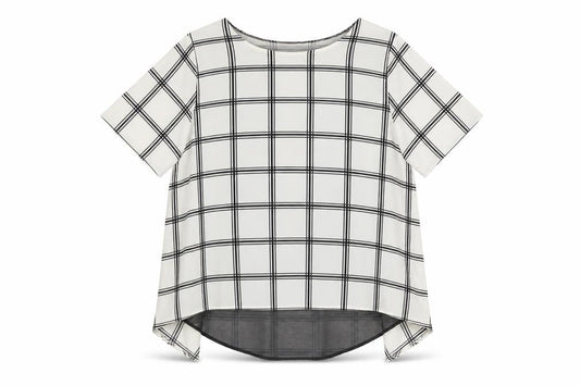 Womens UK Size 10 New Look White Basic Blouse