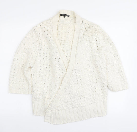 Womens UK Size L Marks and Spencer Ivory Cardigan Jumper