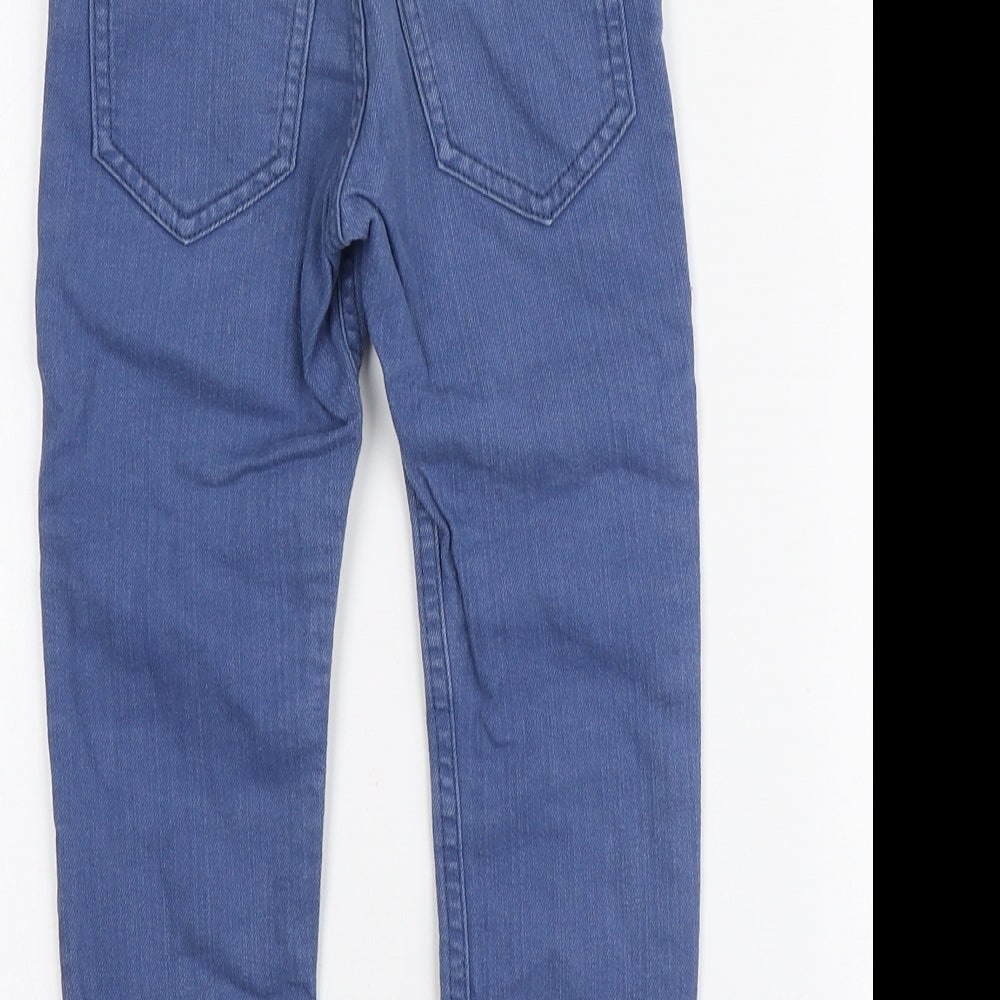 F&F Boys Blue Cotton Jegging Jeans Size 2-3 Years Regular