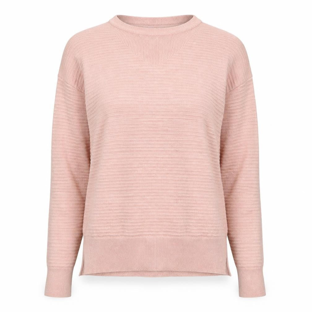 Womens UK Size 12 NEXT Pink Henley Jumper