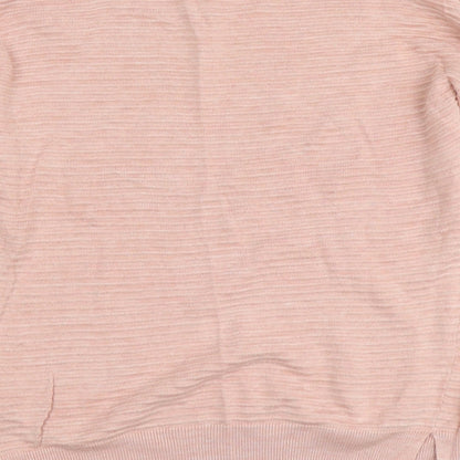 Womens UK Size 12 NEXT Pink Henley Jumper