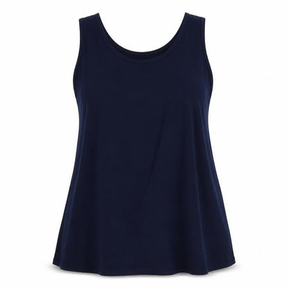 Womens UK Size XL Preworn Blue Tunic Tank