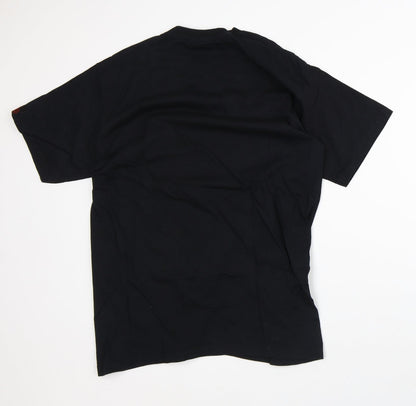 The First Emporer Mens Black Polyester T-Shirt Size M Crew Neck - China Terracotta Army