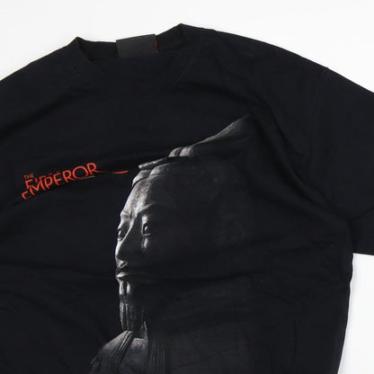 The First Emporer Mens Black Polyester T-Shirt Size M Crew Neck - China Terracotta Army